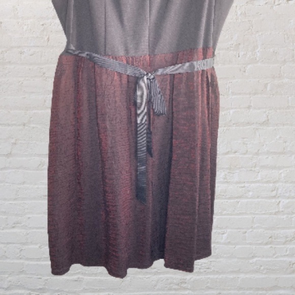 Penningtons black and red self tie belted formal dress - Picture 7 of 12